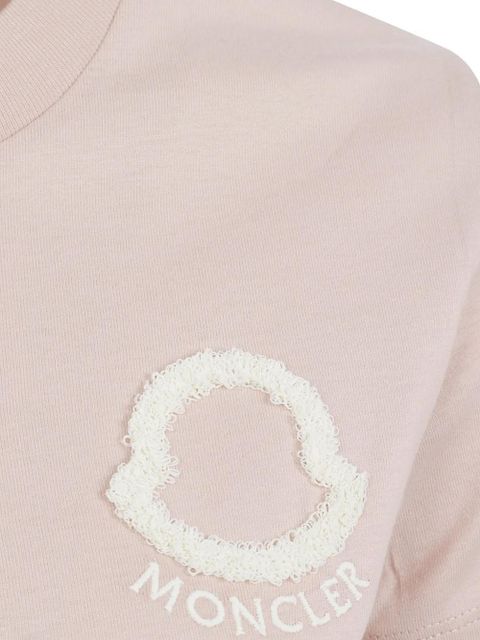 Moncler logo-patch T-shirt - Pink