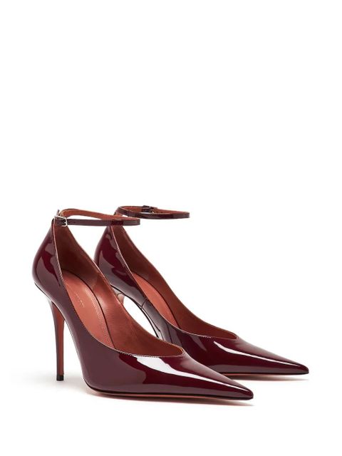 Amina Muaddi 105mm Anok pumps - Red