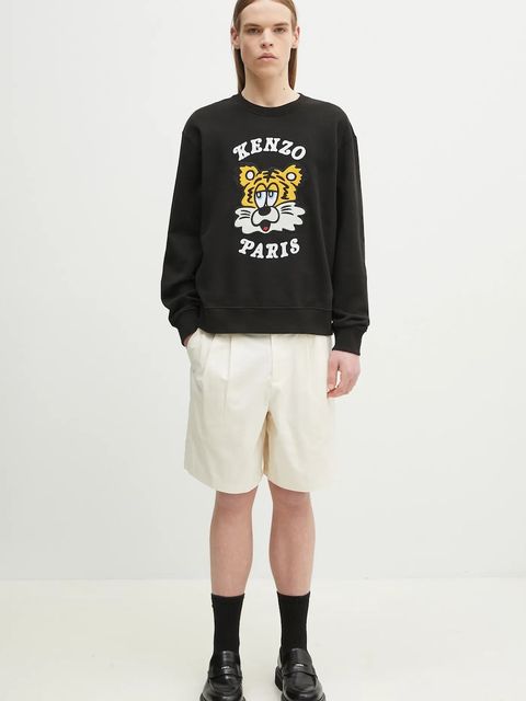 Kenzo bluza bawełniana x Verdy kolor czarny z aplikacją FF58SW2394MF.99J