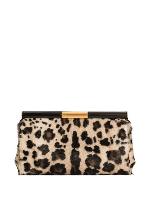 Dolce & Gabbana Marlene shoulder bag in leo kid leather - Neutrals - zdjęcie produktu nr 2