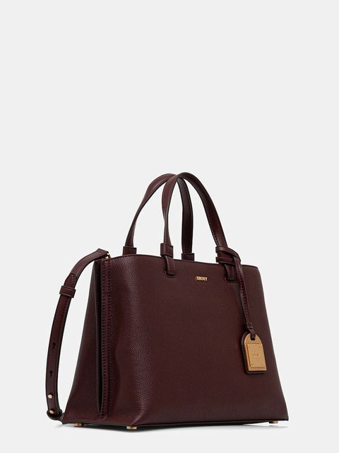 Dkny torebka skórzana kolor czerwony R44D1I53 - zdjęcie produktu nr 2