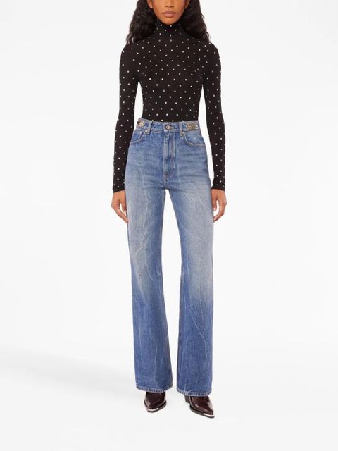 Rabanne Disc flared jeans - Blue - zdjęcie produktu nr 2