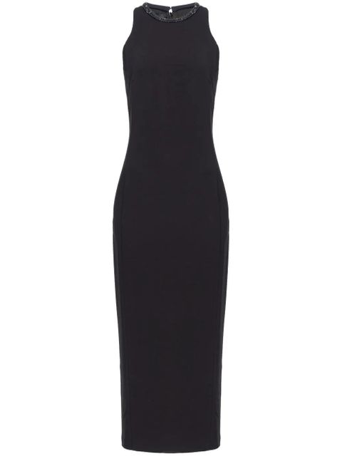 PINKO rhinestone-embellished midi dress - Black - zdjęcie produktu nr 1