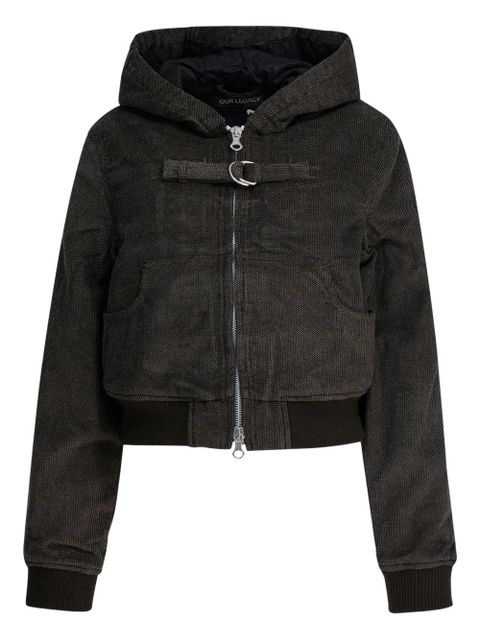 OUR LEGACY hooded buckle-detail jacket - Brown - zdjęcie produktu nr 1