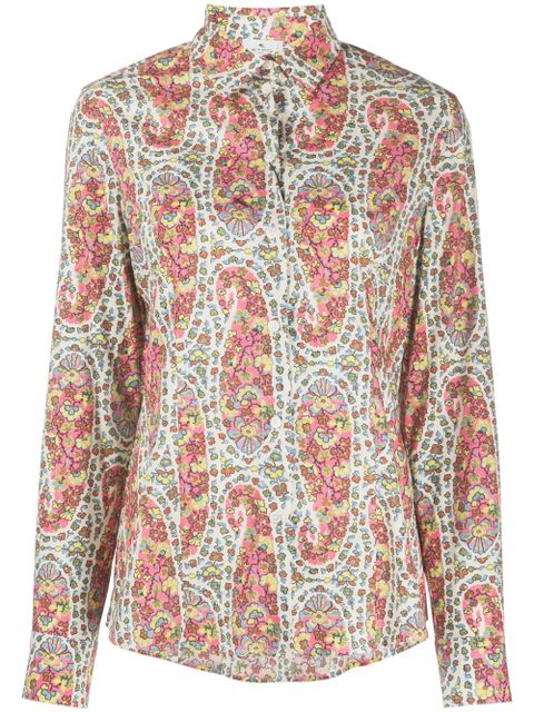 ETRO paisley-print cotton shirt - Pink - zdjęcie produktu nr 1