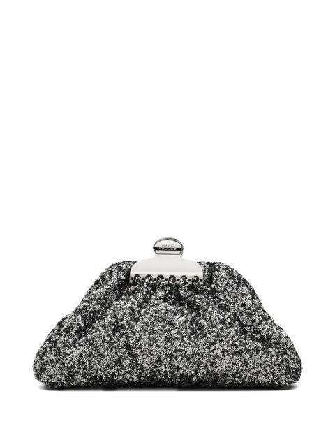 Marc Jacobs small Claw Clip sequins clutch bag - Silver - zdjęcie produktu nr 1