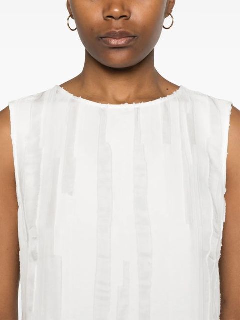 LouLou de Saison Minga midi dress - White