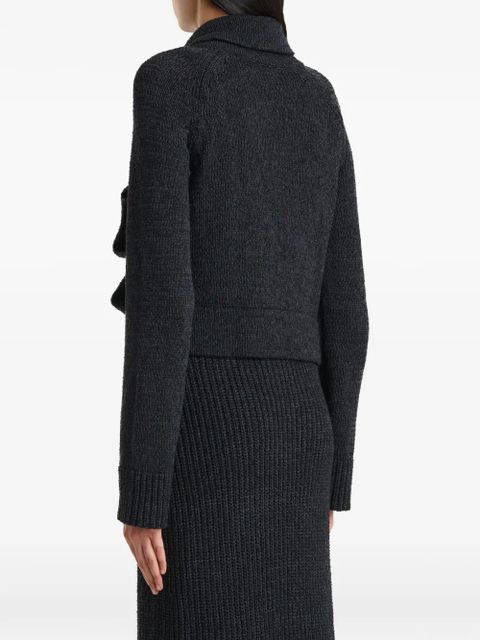 KHAITE buttoned cardigan - Grey