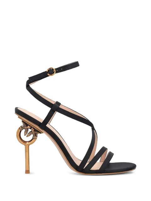 PINKO strappy sculptural heeled sandals - Black - zdjęcie produktu nr 1