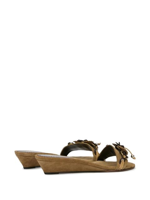 ISABEL MARANT Iela decorated-strap sandals - Neutrals