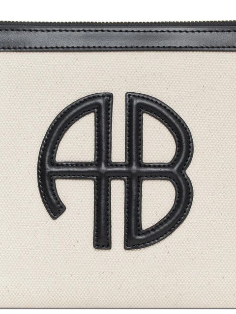 ANINE BING Lili clutch bag - Neutrals
