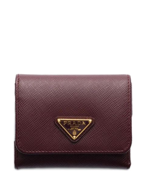 Prada small Saffiano leather wallet - Red - zdjęcie produktu nr 1