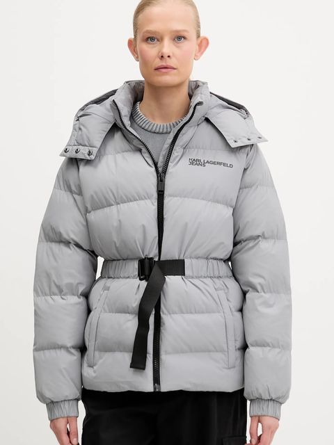 Karl Lagerfeld Jeans kurtka kolor szary zimowa A3W15023 - zdjęcie produktu nr 1