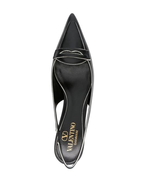 Valentino Garavani 50mm slingback pumps - Black