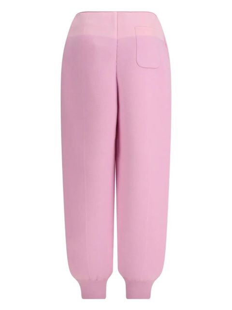 TOM FORD elasticated-ribbed sculptural joggers - Pink
