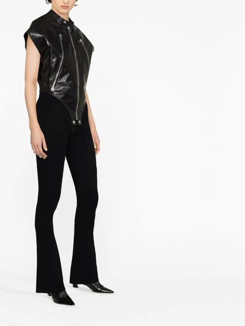 MISBHV knitted flared trousers - Black