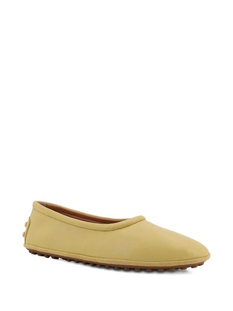 Tod's studded ballet flats - Yellow