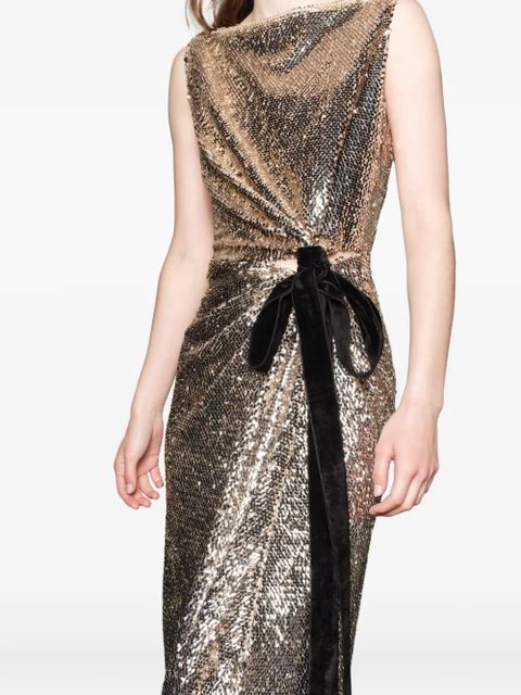 Simkhai Felicity sequin maxi dress - Gold