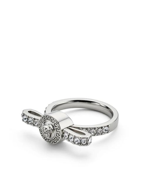 Versace Gianni Ribbon crystal ring - Silver - zdjęcie produktu nr 2