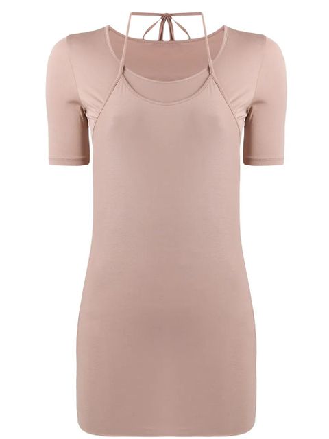 LEMAIRE layered slim-fit T-Shirt - Neutrals - zdjęcie produktu nr 1