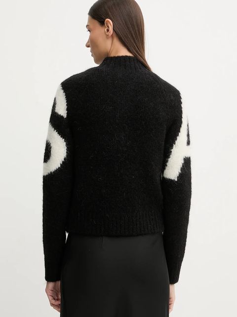 AllSaints kardigan z dodatkiem alpaki SYLVIE damskie kolor czarny W039KD