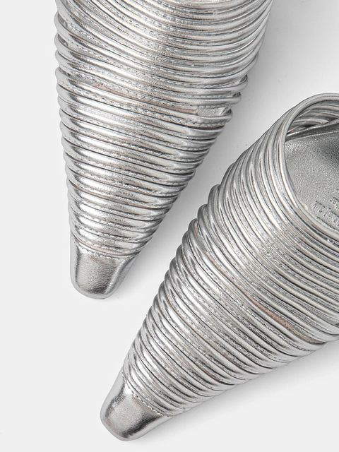 Naked Wolfe klapki skórzane Chromed