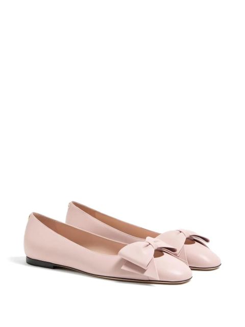 Valentino Garavani Bowow kidskin ballerina - Pink