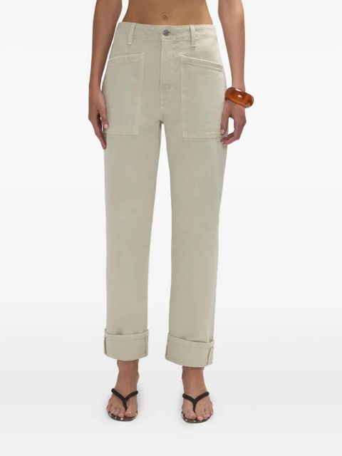 RE/DONE The Bender Jean cuffed jeans - Neutrals