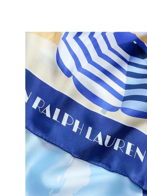 Lauren Ralph Lauren print scarf - Blue - zdjęcie produktu nr 2