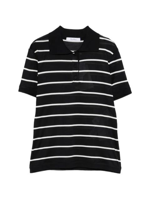 Max Mara striped polo top - Blue - zdjęcie produktu nr 1