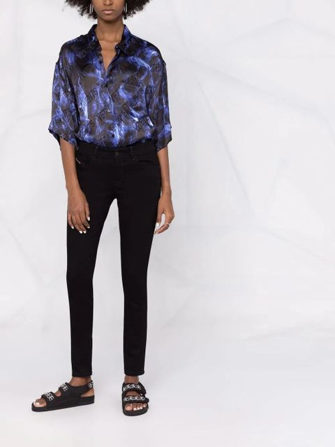 Diesel 2017 Slandy 069EF skinny jeans - Black - zdjęcie produktu nr 2