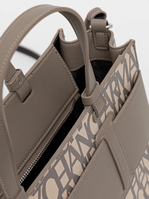 Armani Exchange torebka kolor beżowy 942689 3F742