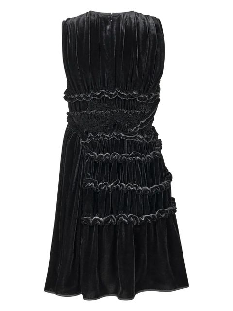 Cecilie Bahnsen Uki pleated midi dress - Black - zdjęcie produktu nr 2