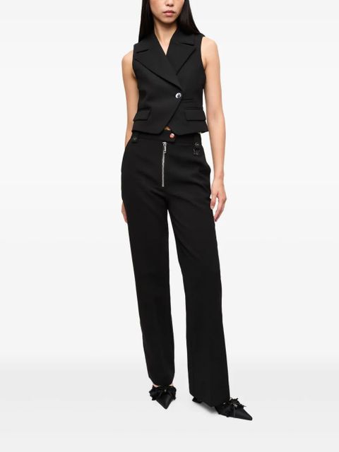 GANNI straight-leg trousers - Black - zdjęcie produktu nr 2