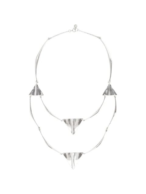ISABEL MARANT Blair triangle-pendant necklace - Silver - zdjęcie produktu nr 1