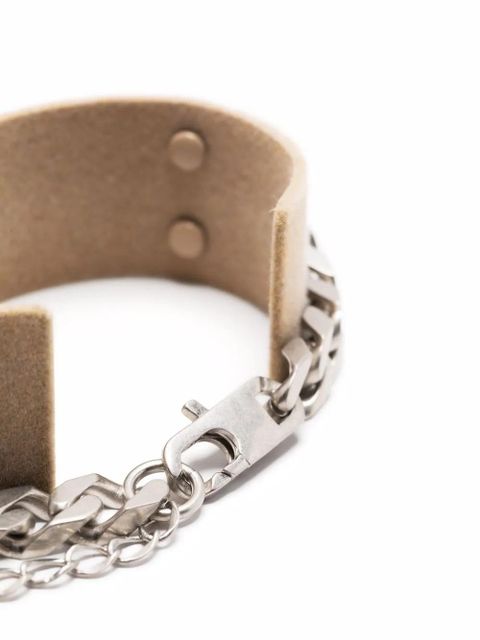 MM6 Maison Margiela layered chain bracelet - Neutrals