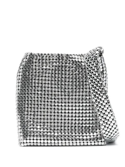 Rabanne mini Pixel shoulder bag - Silver - zdjęcie produktu nr 1