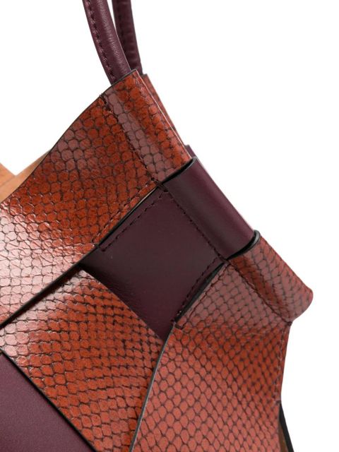 Ulla Johnson Charlotte woven leather shoulder bag - Purple