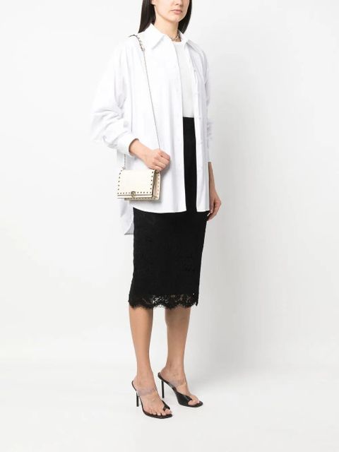 Valentino Garavani Rockstud clutch bag - White - zdjęcie produktu nr 2