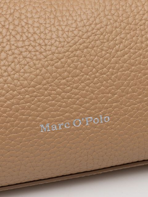 Marc O'Polo torebka skórzana kolor beżowy 50819650801109