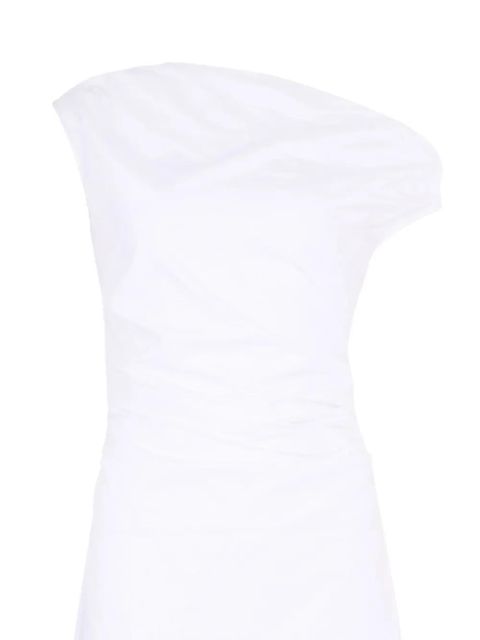 STAUD Phare one-shoulder maxi dress - White