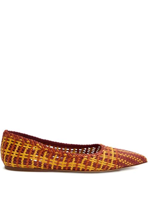 Gabriela Hearst Aurora pointed-toe flat - Red - zdjęcie produktu nr 1