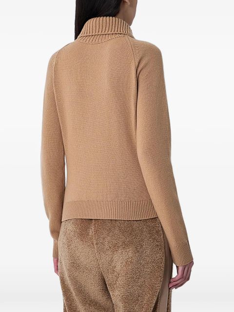 Moncler ribbed polo-collar sweater - Neutrals - zdjęcie produktu nr 2