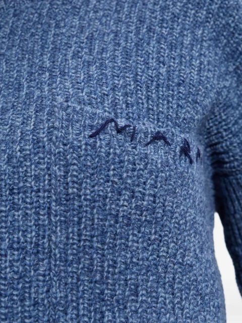Marni virgin wool sweater - Blue - zdjęcie produktu nr 2
