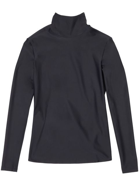 Balenciaga long-sleeve turtleneck top - Black