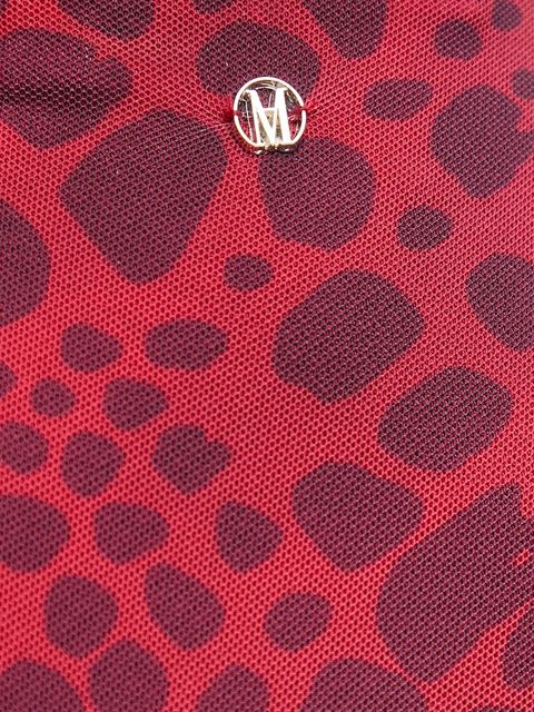 Marc Aurel longsleeve kolor czerwony z półgolfem 7696-7001-73891