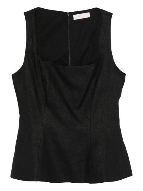 Faithfull the Brand Mina square-neck top - Black - zdjęcie produktu nr 1