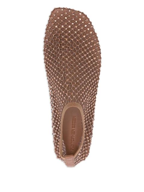 Christopher Esber crystal-embellished ballet flats - Brown