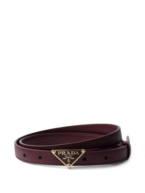 Prada Saffiano-leather belt - Red - zdjęcie produktu nr 1