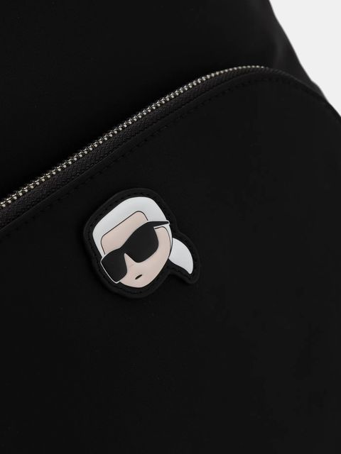 Karl Lagerfeld plecak kolor czarny duży gładki A1W30126 - zdjęcie produktu nr 2